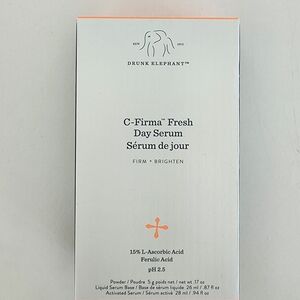 Drunk Elephant C-Firma Fresh Day Serum - White and Orange